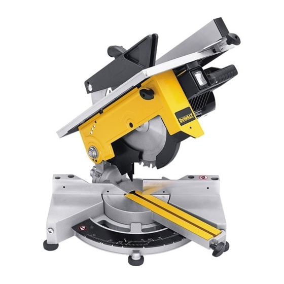 DeWalt DW711 Bersetzt Von Den Originalanweisungen