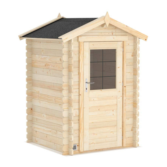forest-style Abri HURON Montageanleitung