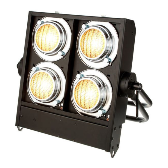 SHOWTEC Stage Blinder 4 DMX Handbuch