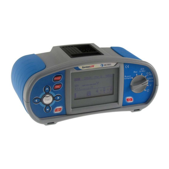 METREL EurotestLITE MI 3002 Kurzanleitung