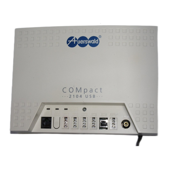 Auerswald COMpact 2104.2 USB Anleitung