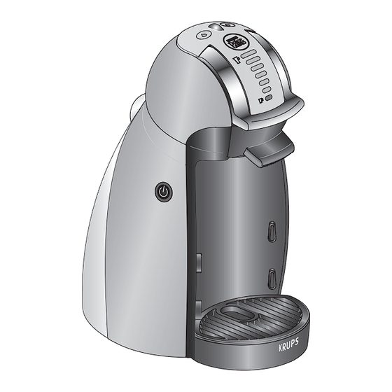 Krups Nescafe Dolce Gusto Genio Bedienungsanleitung