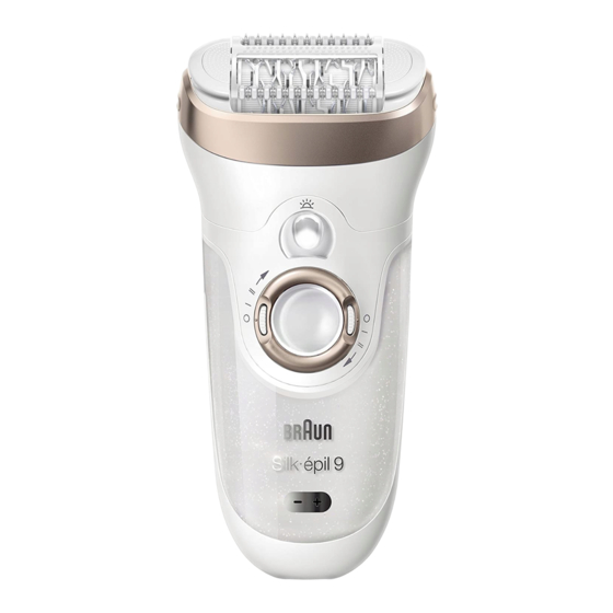 Braun Silk epil 9 9-941V Bedienungsanleitung