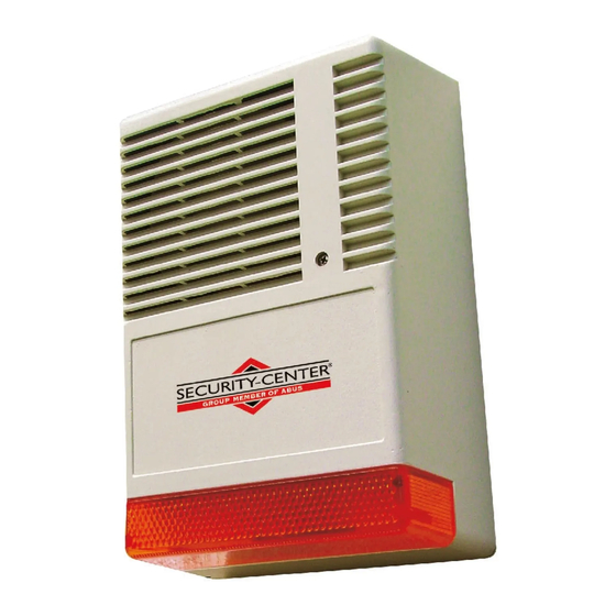 Security-Center SG1710 Installationsanleitung