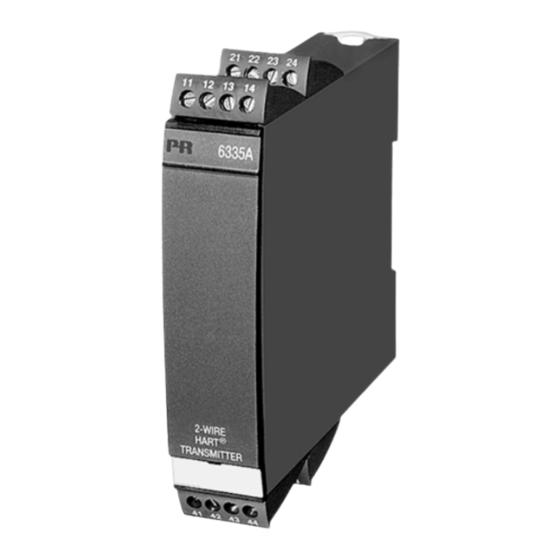 PR electronics 6335 Bedienungsanleitung