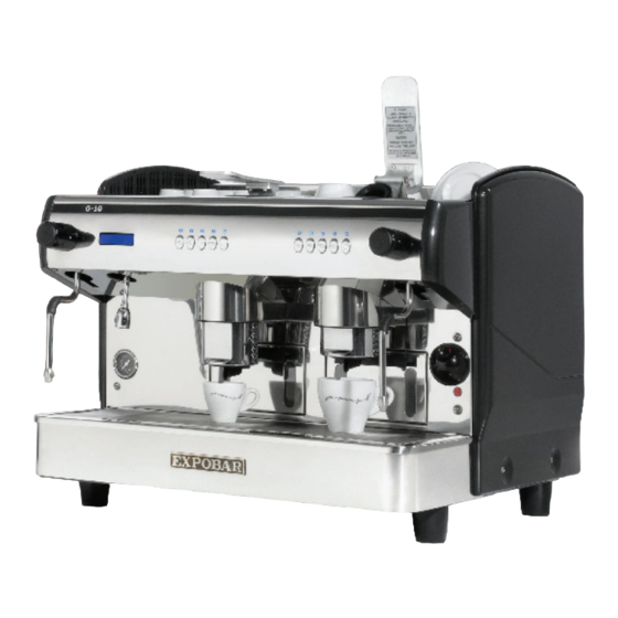 Expobar G-10 Bedienungsanleitung