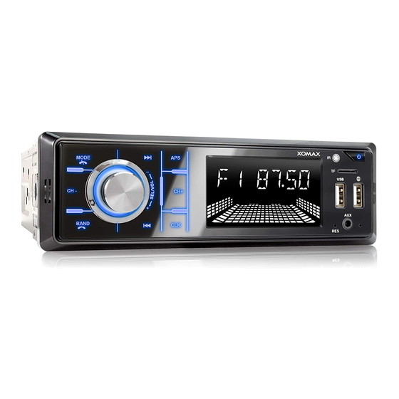 XOMAX XM-RD285 Autoradio mit DAB+ plus, Bluetooth