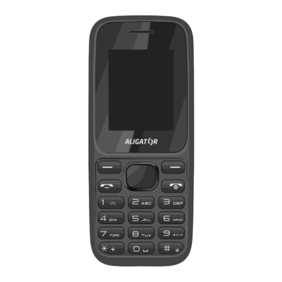 ALIGATOR D200 DualSIM Handbücher