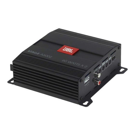 JBL A6004 Bedienungsanleitung