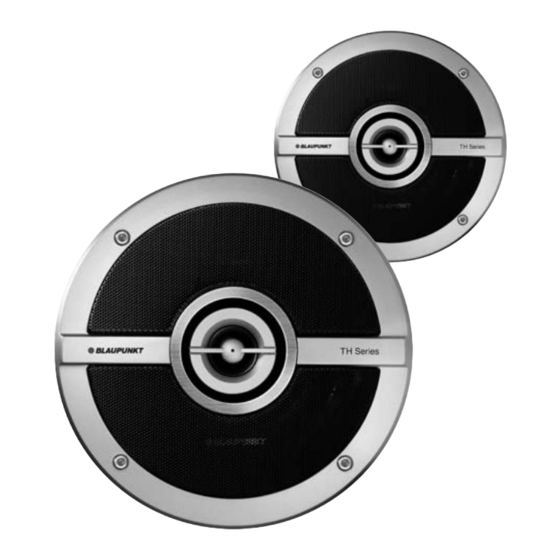 Blaupunkt THx Serie Einbauzeichnungen
