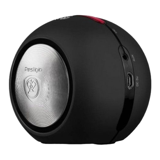 Prestigio PBSP1 Kurzanleitung