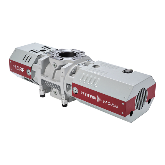 Pfeiffer Vacuum HiLobe 1004 Betriebsanleitung