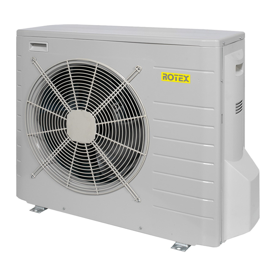 Rotex RRLQ004CAV3 Installationsanleitung