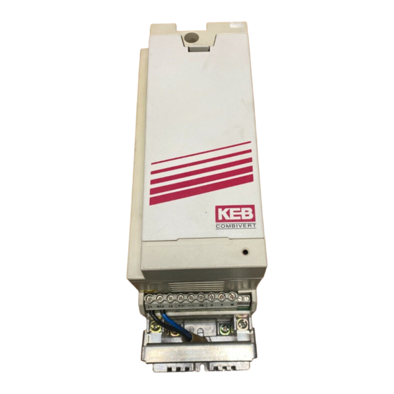 KEB COMBIVERT F5-B Betriebsanleitung