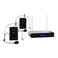 auna PRO VHF-400 Duo 2 Handbuch