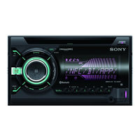 Sony WX-900BT Bedienungsanleitung