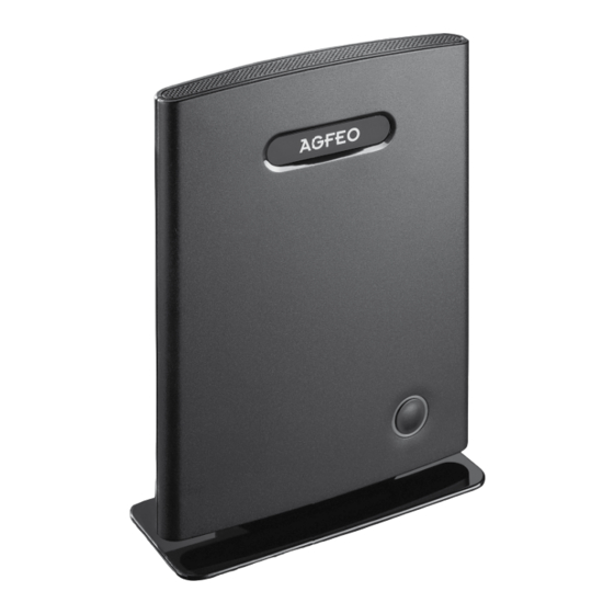AGFEO DECT IP-Basis Ergänzungsanleitung Zur Installation