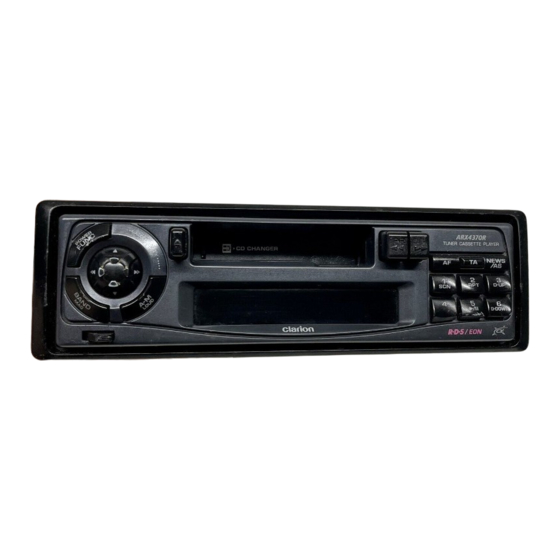Clarion ARX4370R Bedienungsanleitung