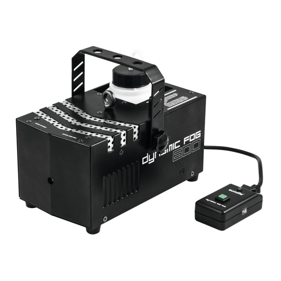EuroLite DYNAMIC FOG 600 Bedienungsanleitung