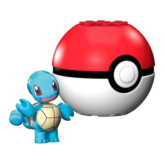 Mega Construx Pokemon Wonder Builders Squirtle Bedienungsanleitung