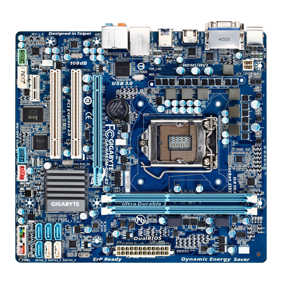 Gigabyte GA-HA65M-D2H-B3 Benutzerhandbuch