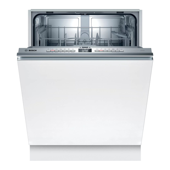 Bosch SMV4ITX11E Gebrauchsanleitung