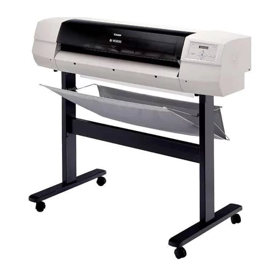 Canon BJ-W3000 Bedienungsanleitung