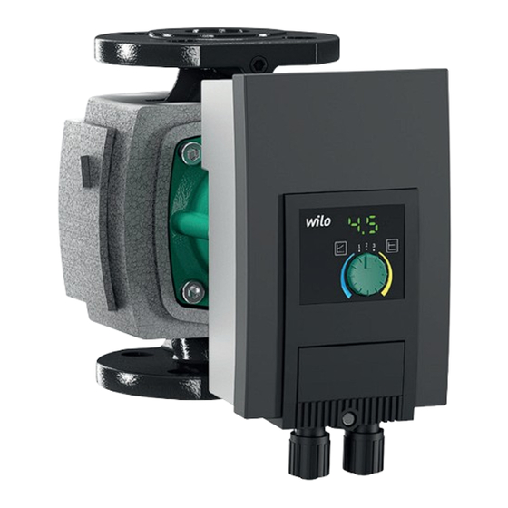 Wilo -Yonos MAXO series Einbau- Und Betriebsanleitung