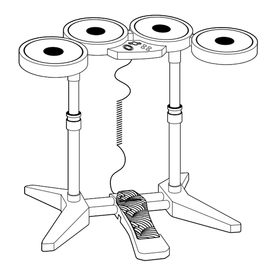 Mad Catz Rock Band 4 Wireless Drum Kit Handbuch