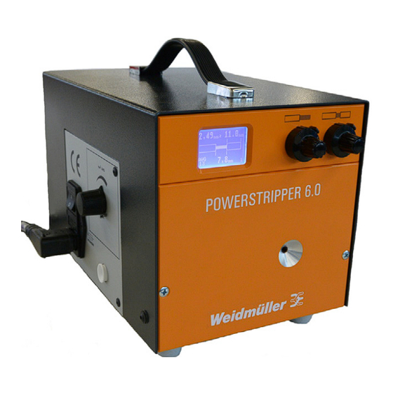 Weidmuller Power Stripper Serie Originalbetriebsanleitung