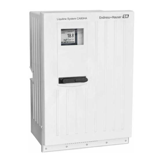 Endress+Hauser Liquiline System CA80HA Technische Information