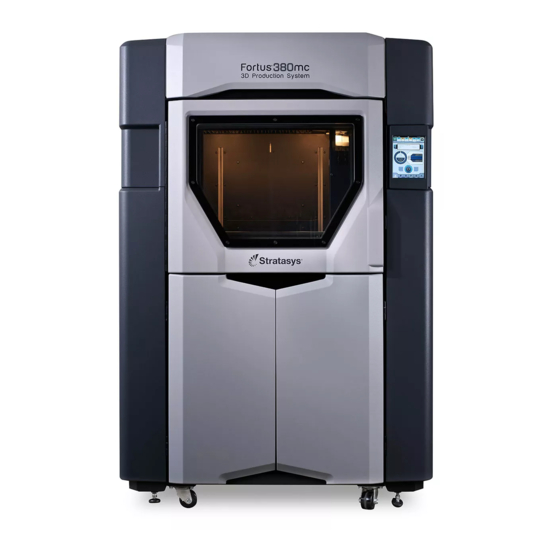 Stratasys Fortus 380mc Bedienungsanleitung