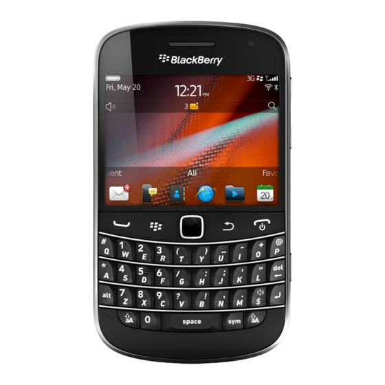 Blackberry Bold 9900 Bedienungsanleitung