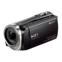 Sony Handycam HDR-CX625 Bedienungsanleitung