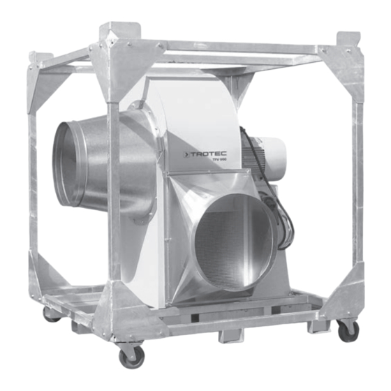 Trotec TFV 900 Bedienungsanleitung