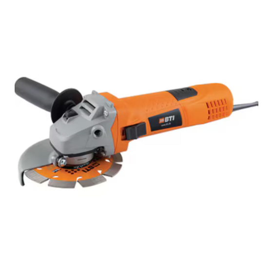 BTI PROFILINE -WKS 125 Bedienungsanleitung