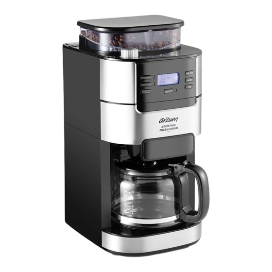 Arzum BREWTIME FRESH GRIND Handbücher