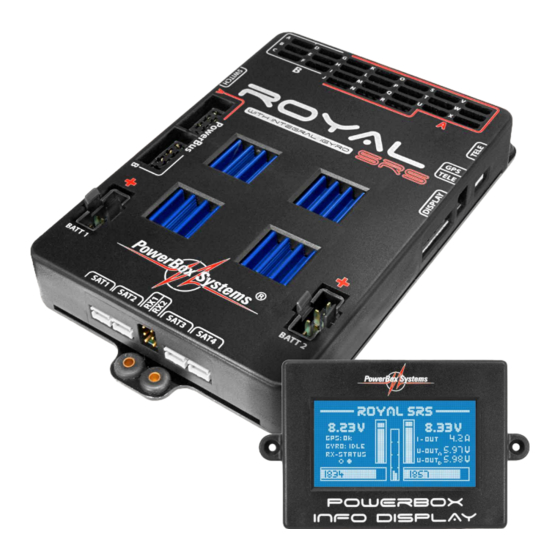 PowerBox Systems ROYAL SRS Bedienungsanleitung