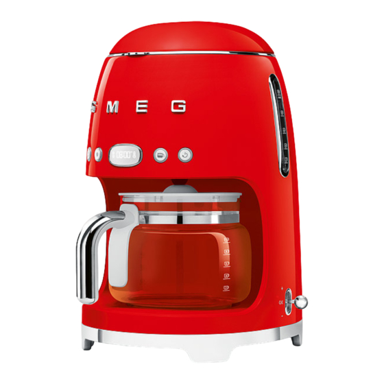 Smeg DCF01 Bedienungsanleitung