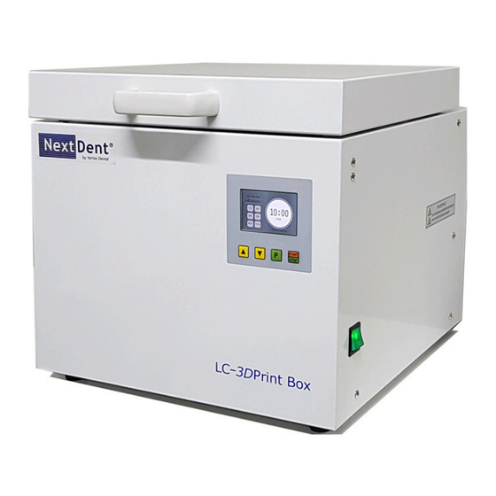 NextDent LC-3DPRINT BOX Handbuch