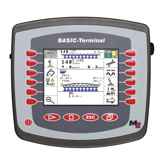 Müller Elektronik BASIC-Terminal Anbau- Und Bedienungsanleitung