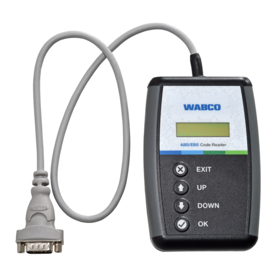 WABCO ABS/ EBS Code Reader Handbuch