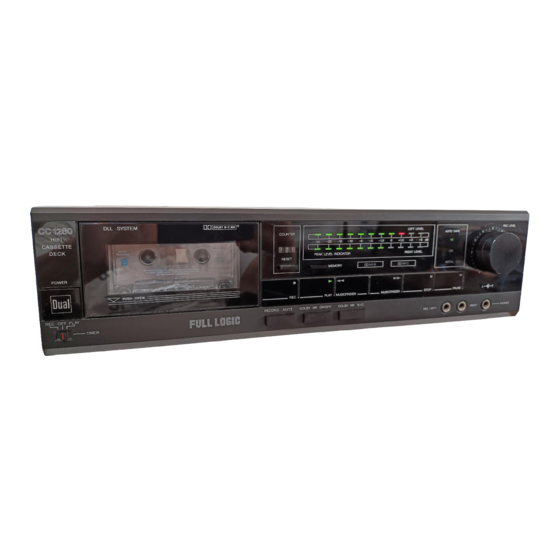 Dual CC 1280 Bedienungsanleitung