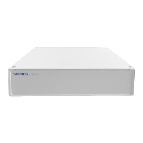 Sophos XRP 200 Montageanleitung
