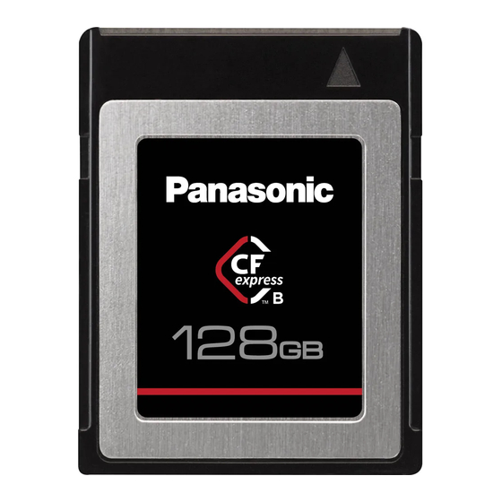 Panasonic RP-CFEX128 Bedienungsanleitung