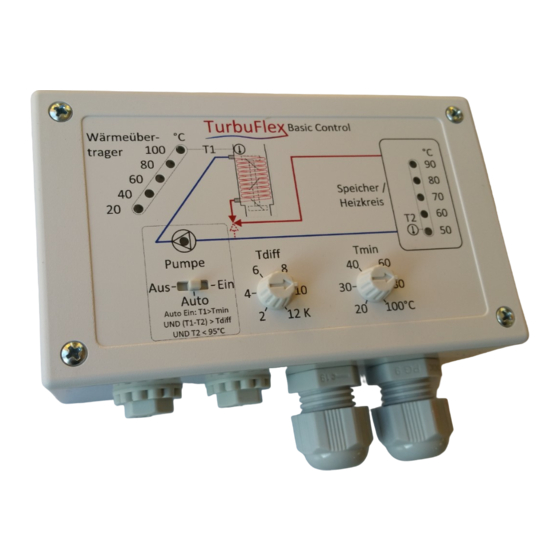 Technische Alternative TurbuFlex Basic Control Montage- Und Bedienungsanleitung
