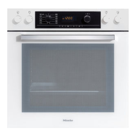 Miele H 5240-60 E Gebrauchs- Und Montageanweisung