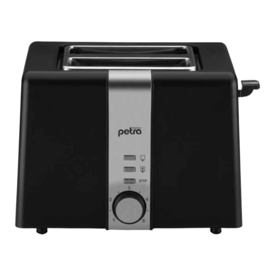 Petra ComfortToastAutomat TA 26.07 Gebrauchsanweisung