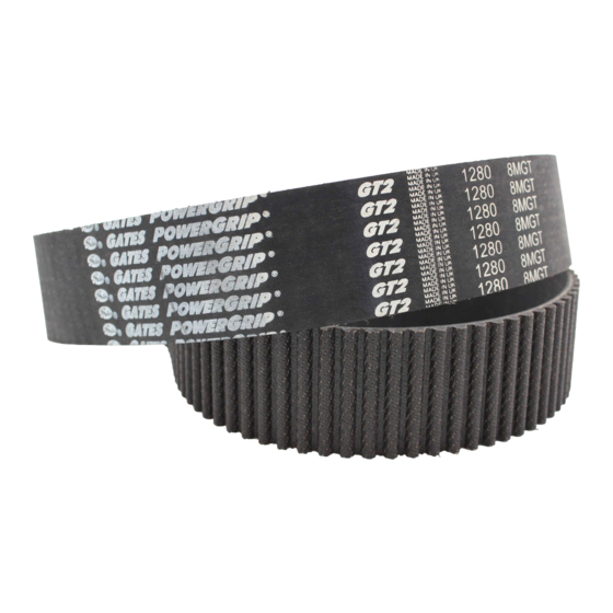 Gates POLY CHAIN GT2 Handbuch