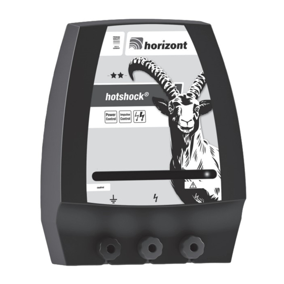 Horizont hotshock N500 Originalbetriebsanweisung